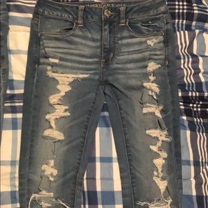 American Eagle super super skinny jeggings Size 4